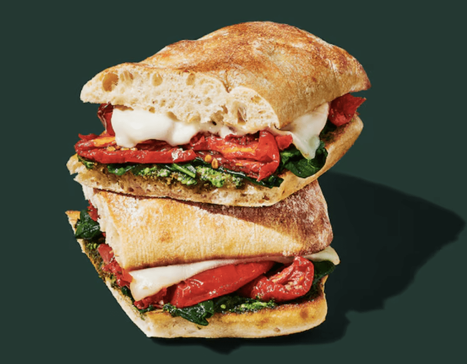 Starbuck’s Tomato and Mozzarella Panini